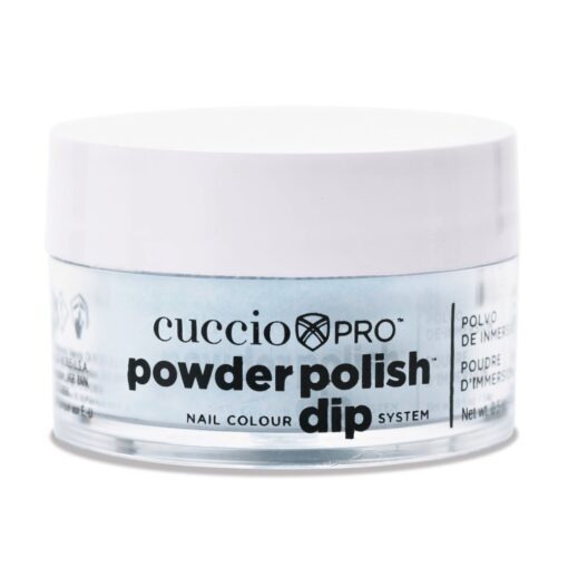 Cuccio Powder Polish Dip 14g - Sky Blue with Green Undertones