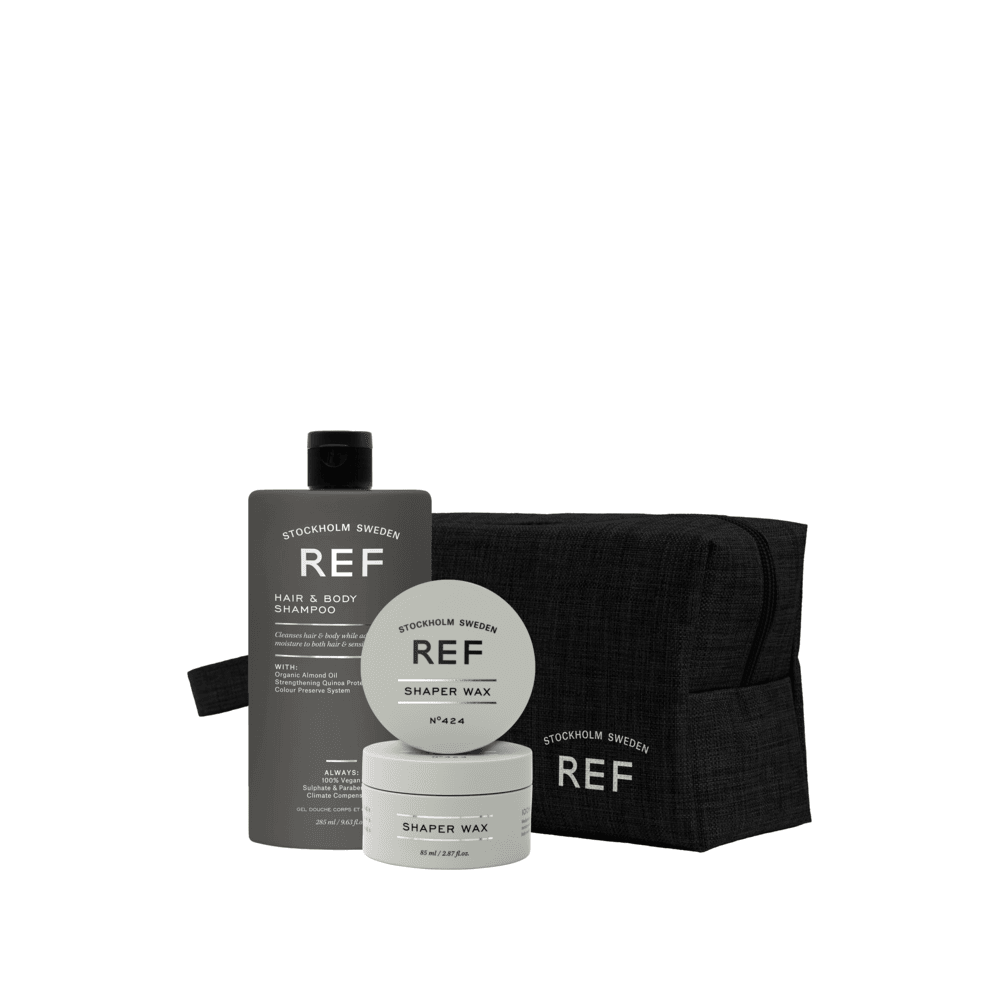 REF - Hair & Body Shampoo + Shaper Wax Wash Bag