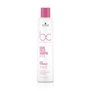 Schwarzkopf Bonacure Color Freeze Shampoo 250ml bottle for colored hair, white with pink cap