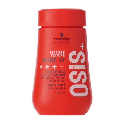 Schwarzkopf Osis+ Dust It mattifying volume powder for dry hair in red bottle