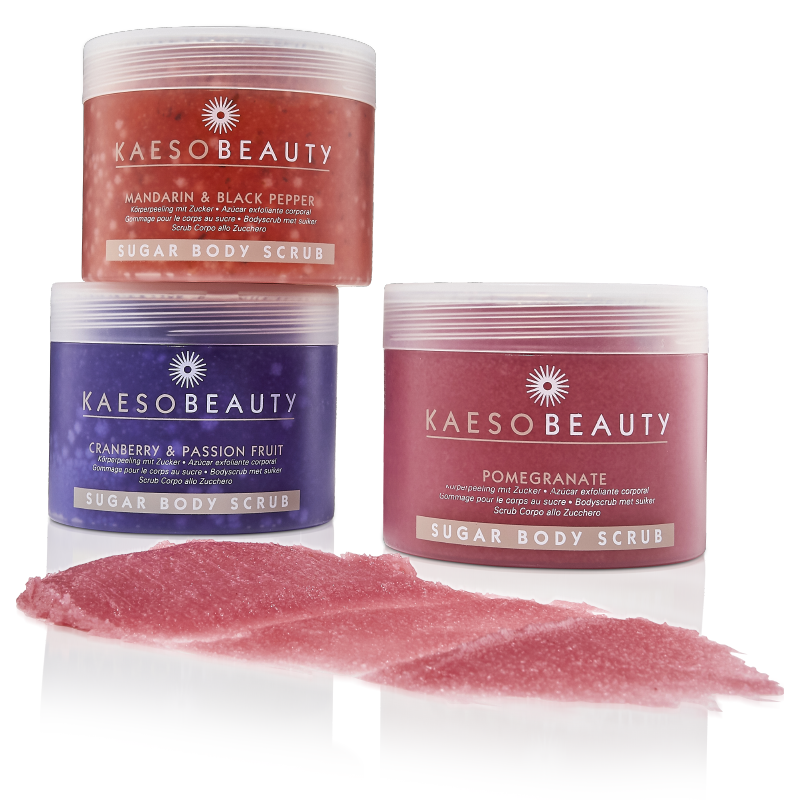 Kaeso - Sugar Body Scrub - Cranberry & Passionfruit 450ml