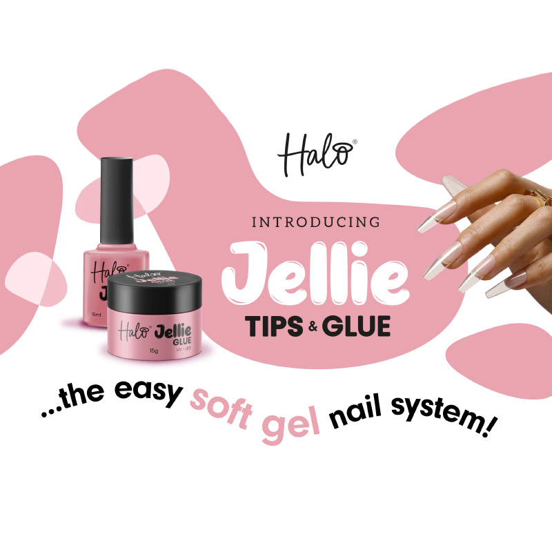 Halo Jellie Brush On Glue UV/LED 15ml