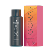 Schwarzkopf IGORA Vibrance tone on tone hair color bottle and box, professional salon product