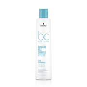 Schwarzkopf BC Bonacure Moisture Kick Shampoo 250ml for dry hair, white bottle with blue cap