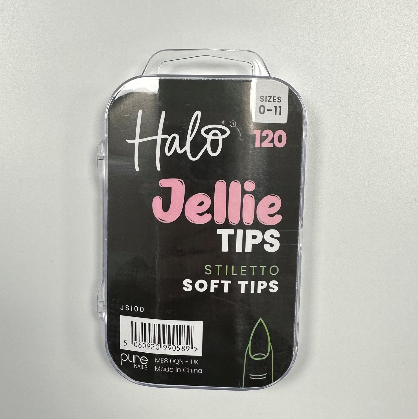 Halo Jellie Nail Tips - Stiletto