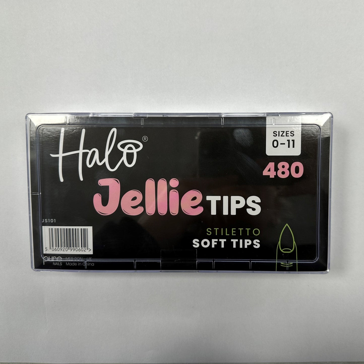 Halo Jellie Nail Tips - Stiletto