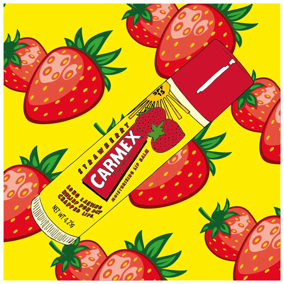 CARMEX Strawberry Lip Balm Stick