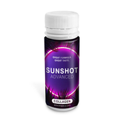 Sunshot Advanced Collagen supplement bottle on a white background