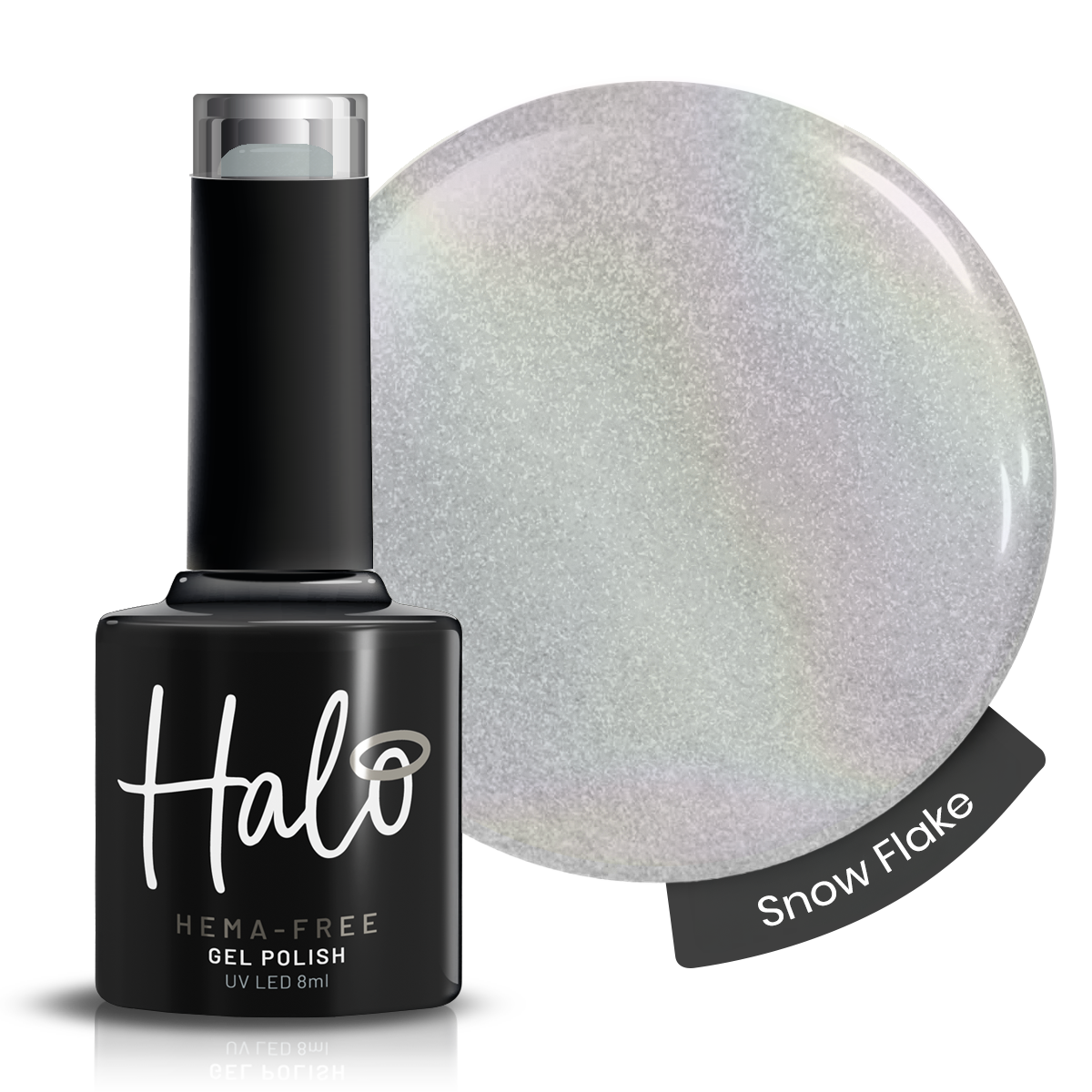 Halo Gel Polish 8ml - Snowflake
