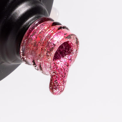 The Edge Nails Gel Polish - The Ballet Pink Glitter