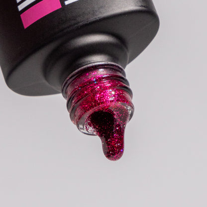 The Edge Nails Gel Polish - The Magenta Glitter