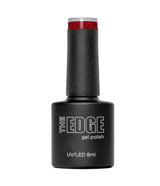 The Edge Nails Gel Polish - The Berry Glitter