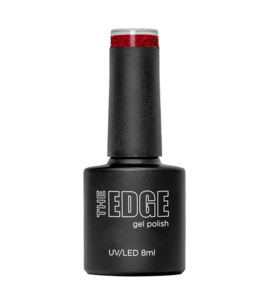 The Edge Nails Gel Polish - The Berry Glitter