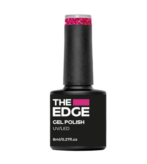 The Edge Nails Gel Polish - The Magenta Glitter