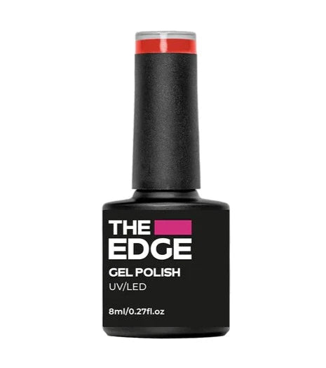 The Edge Nails Gel Polish - The Orangey Red