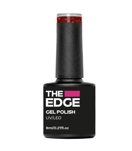 The Edge Nails Gel Polish - The Ruby Glitter