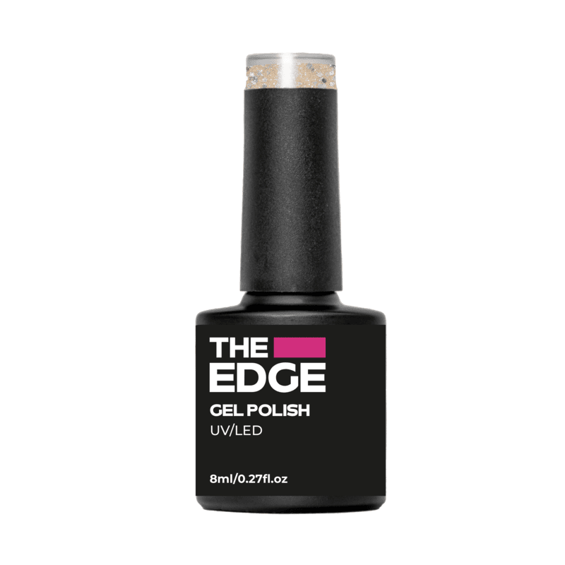 The Edge Nails Gel Polish - The Beige Gold Glitter