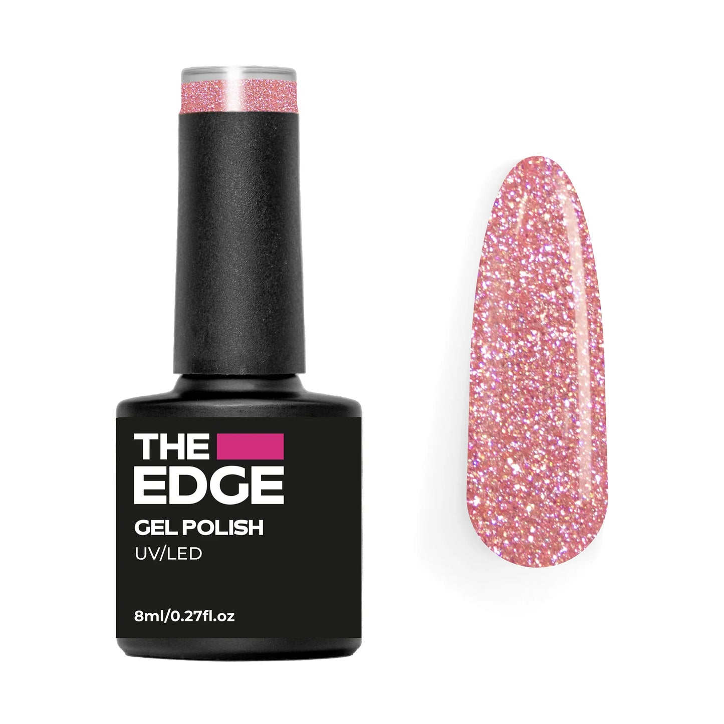 The Edge Nails Gel Polish - The Blush Glitter