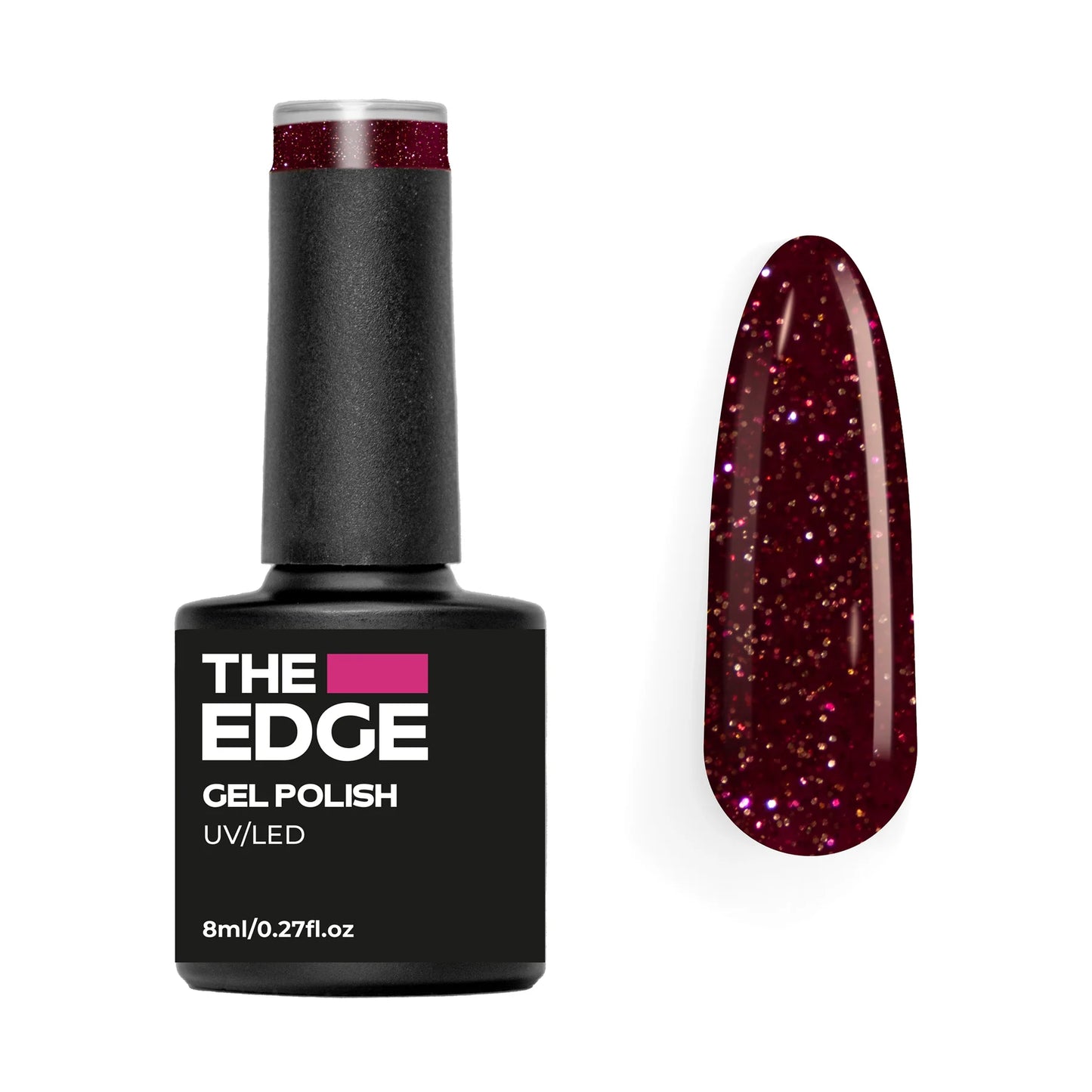 The Edge Nails Gel Polish - The Chestnut Glitter