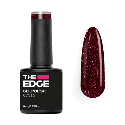 The Edge Nails Gel Polish - The Chestnut Glitter