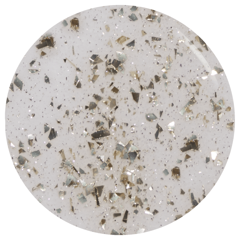 The Edge Nails Gel Polish - The Gold Flake Top Coat (FX)