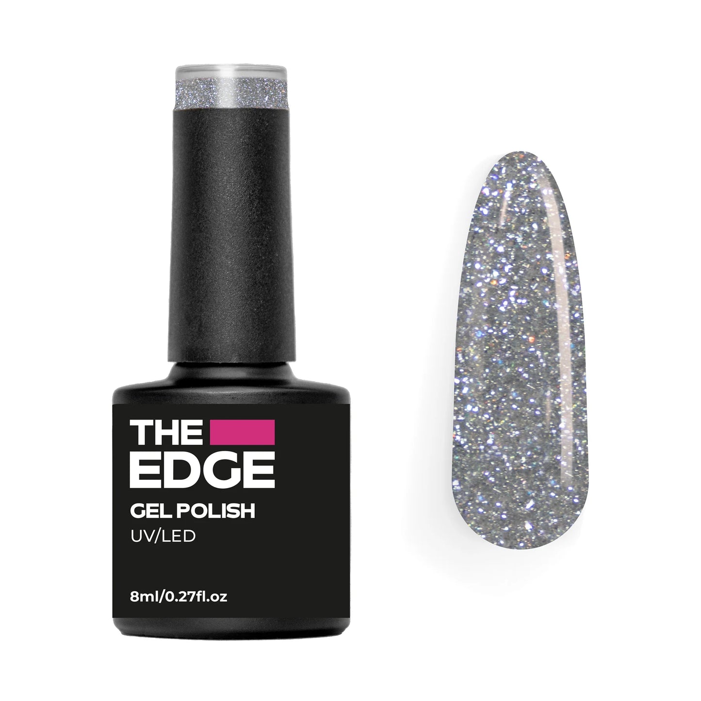 The Edge Nails Gel Polish - The Reflective Silver (FX)