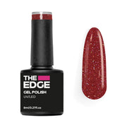 The Edge Nails Gel Polish - The Rustic Red Glitter