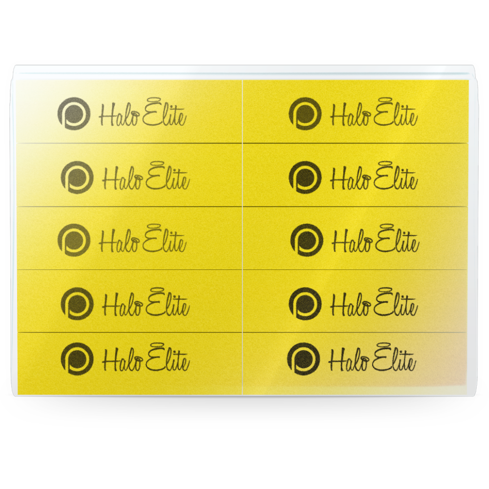 Halo Yellow Block 220 Grit 10pk