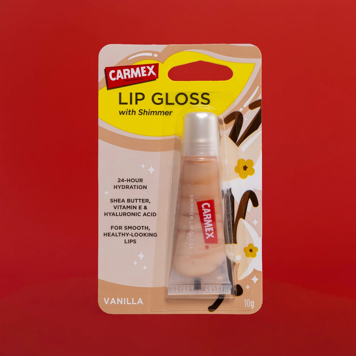 Carmex Vanilla Lip Gloss with Shimmer 10g