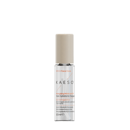 Kaeso skincare bottle on a white background