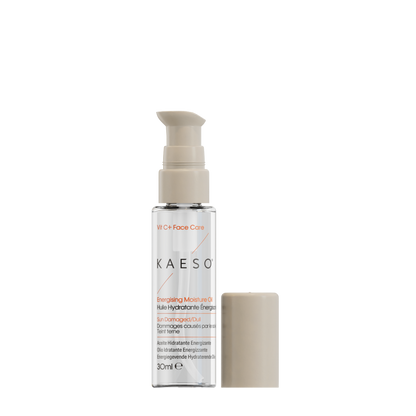 Kaeso serum bottle with pump on a white background