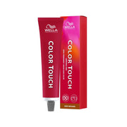 Wella Color Touch demi-permanent hair color tube and box, Deep Browns shade, professional hair dye.