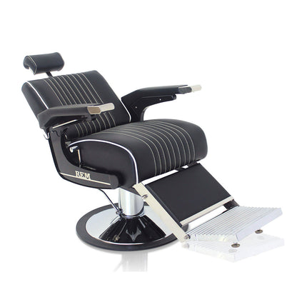 REM Voyager Barbers Chair Black – Professional Hydraulic Barber Chair