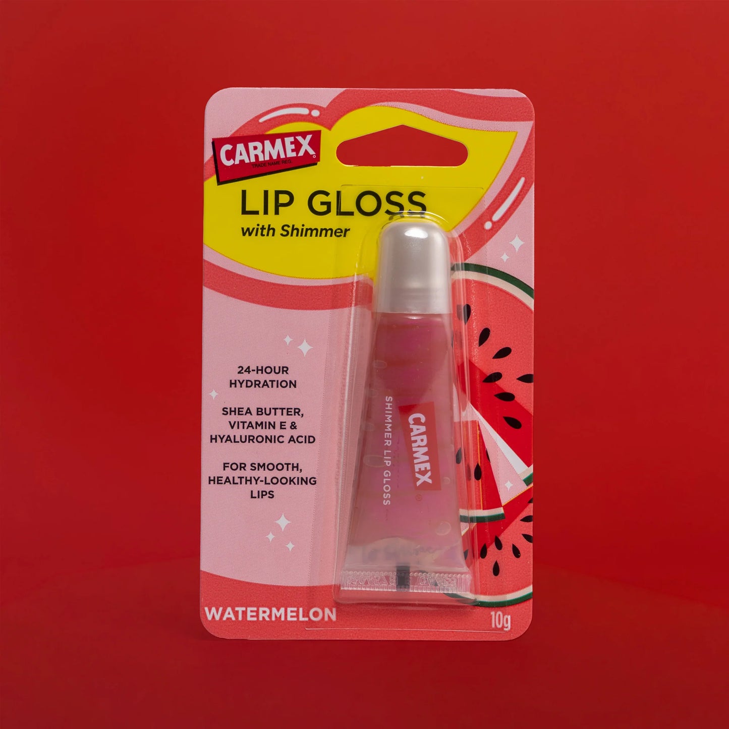 Carmex Watermelon Lip Gloss with Shimmer 10g
