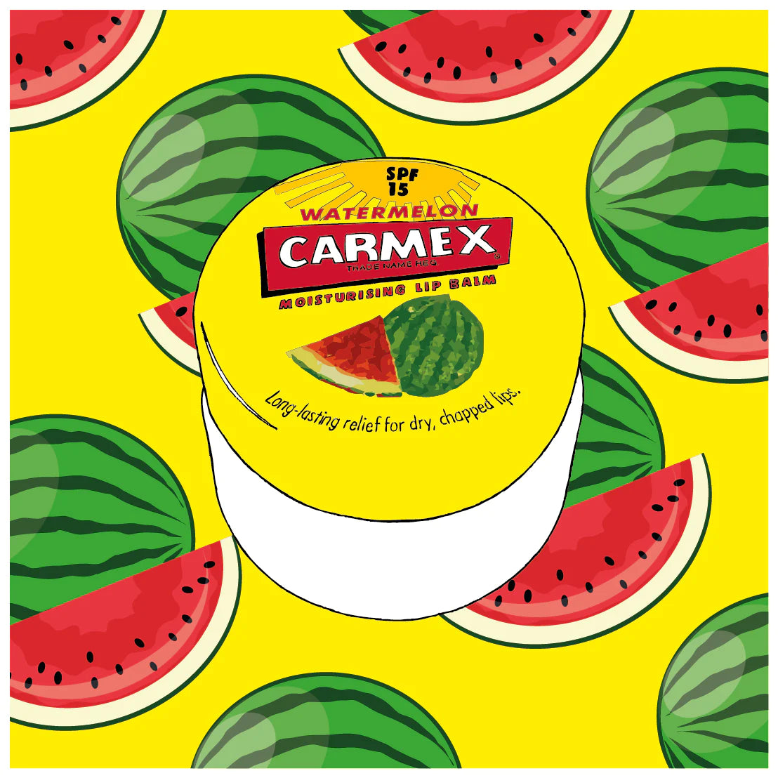 CARMEX Watermelon Lip Balm Pot