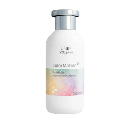 Wella Color Motion shampoo bottle on a white background