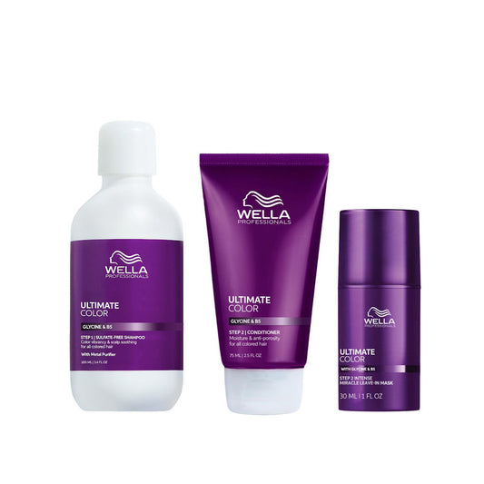 Wella Ultimate Color Travel Pack – Shampoo, Conditioner & Leave-In Mask