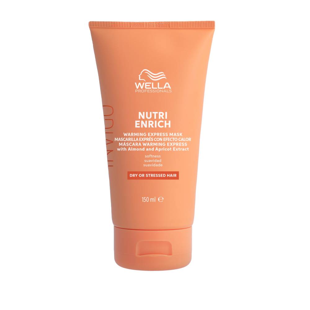Wella Nutri Enrich hair mask tube on a white background