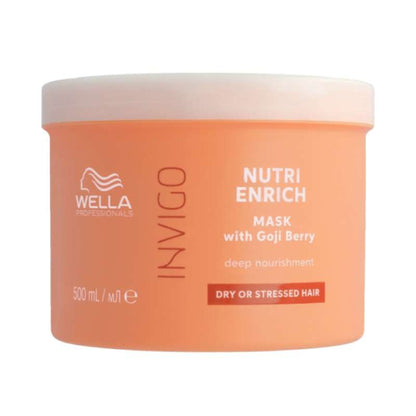 Wella Professionals Invigo Nutri Enrich Mask jar on a white background