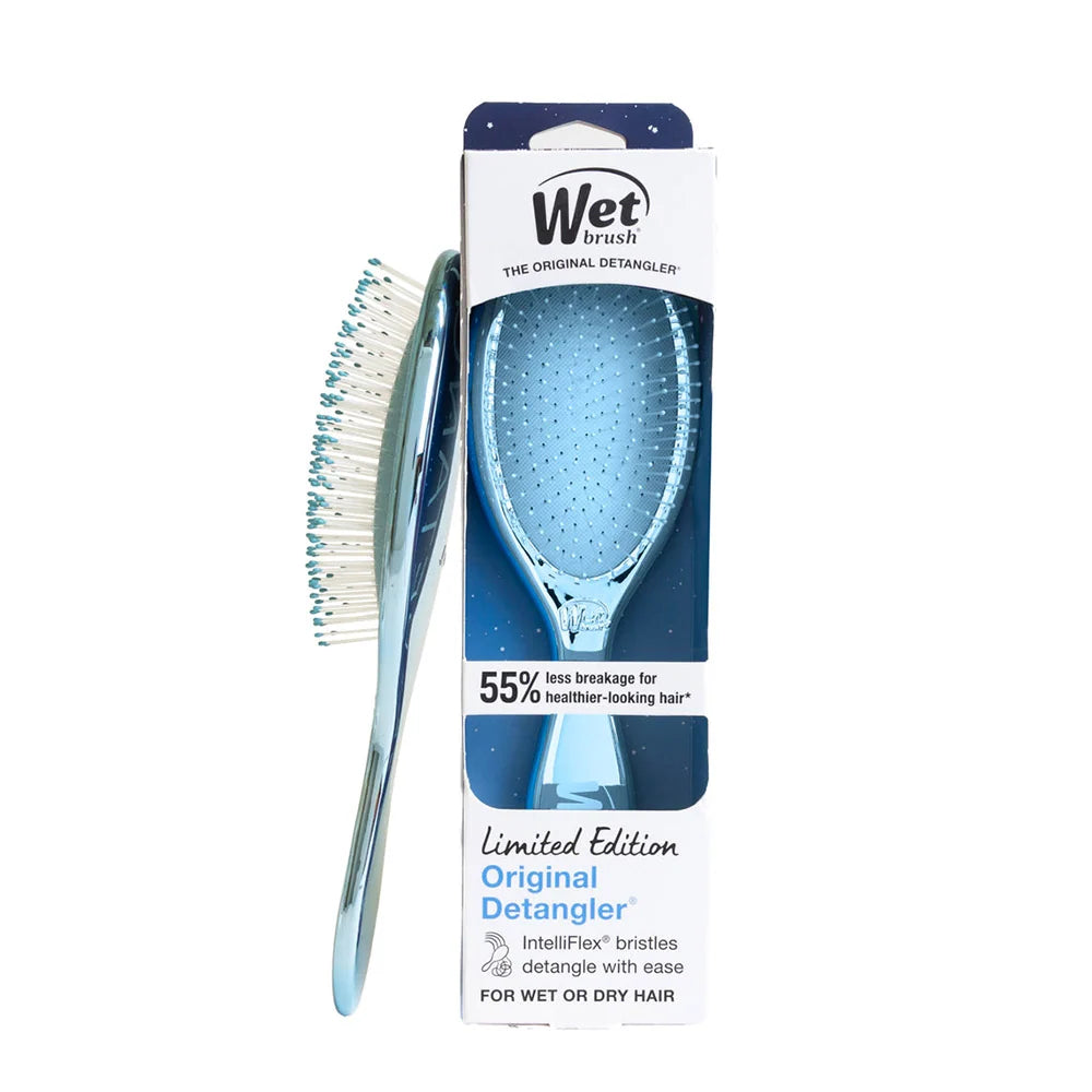 Wet Brush Festive Finish Original Detangler – Purple, Silver & Blue