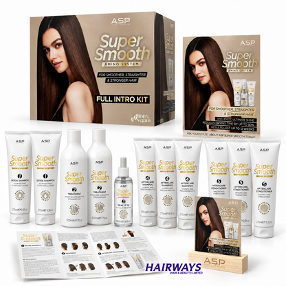 ASP Super Smooth Full Intro Kit professional treatment and aftercare contents