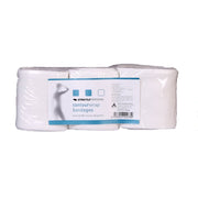 Pack of Strictly Professional body wrap bandages, showing three rolls of white bandages with product information and branding visible.