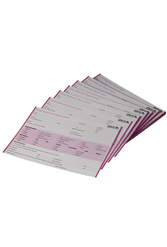 Strictly Professional - Facial Treatment Record Card