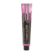 Leyton House Couture Silk demi hair product tube with pink and black design on a white background