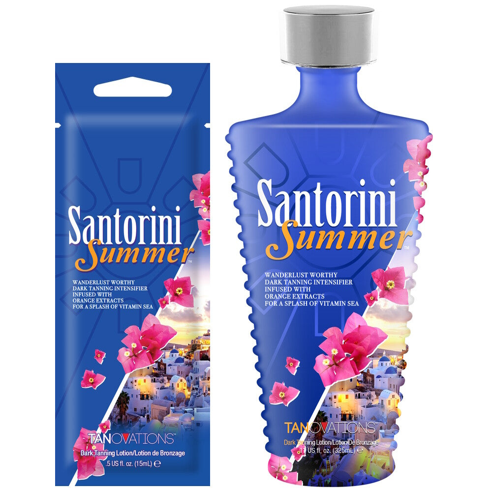 Tanovations Santorini Summer Tanning Lotion 325ml – Radiant Glow Accelerator