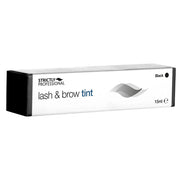 Strictly Professional lash & brow tint packaging on a white background