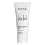 A tube of Strictly Professional Facial Exfoliant for Sensitive Skin.