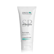 A tube of Strictly Professional brand face mask designed for combination skin.