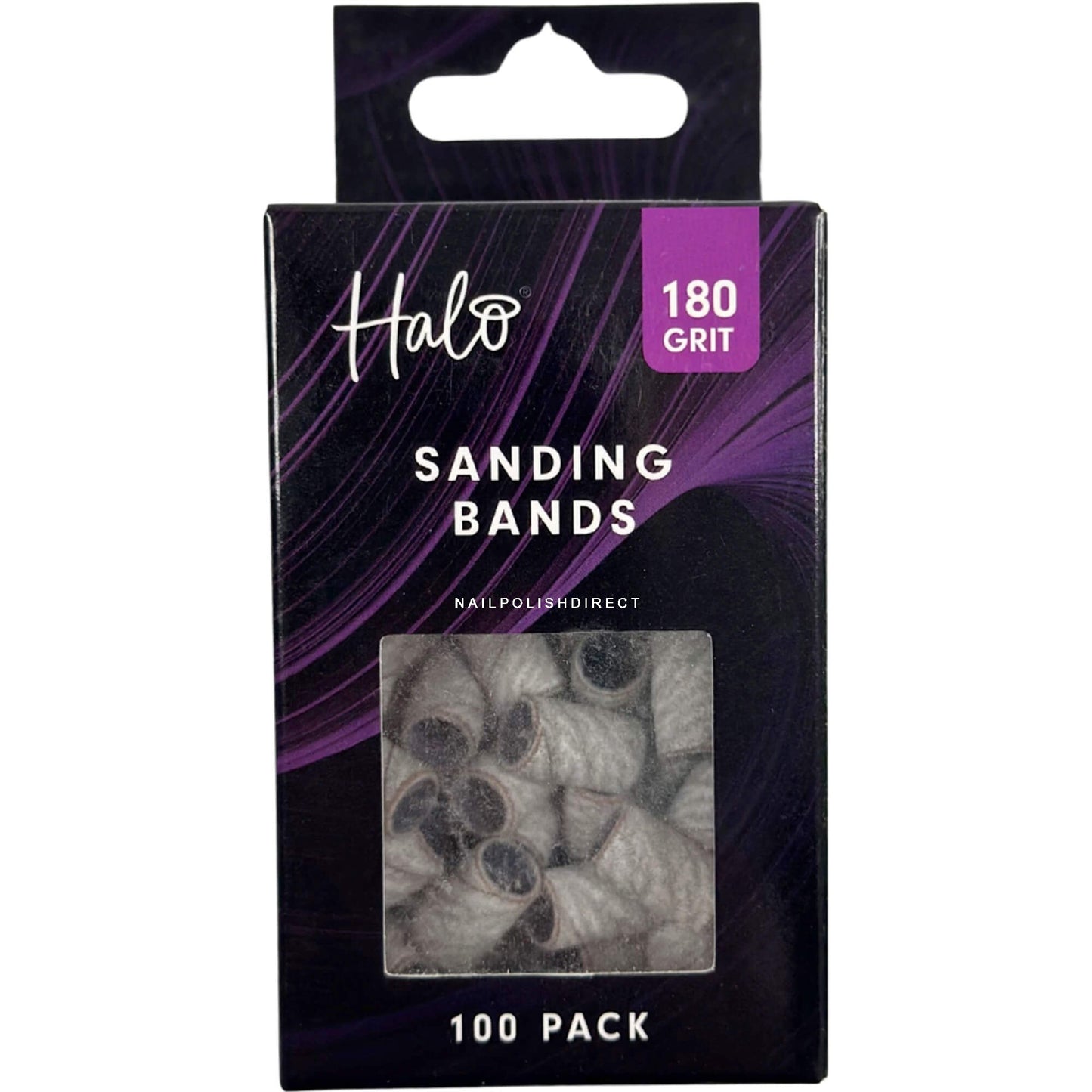 Halo E File Sanding Bands White 180 Grit 100pk