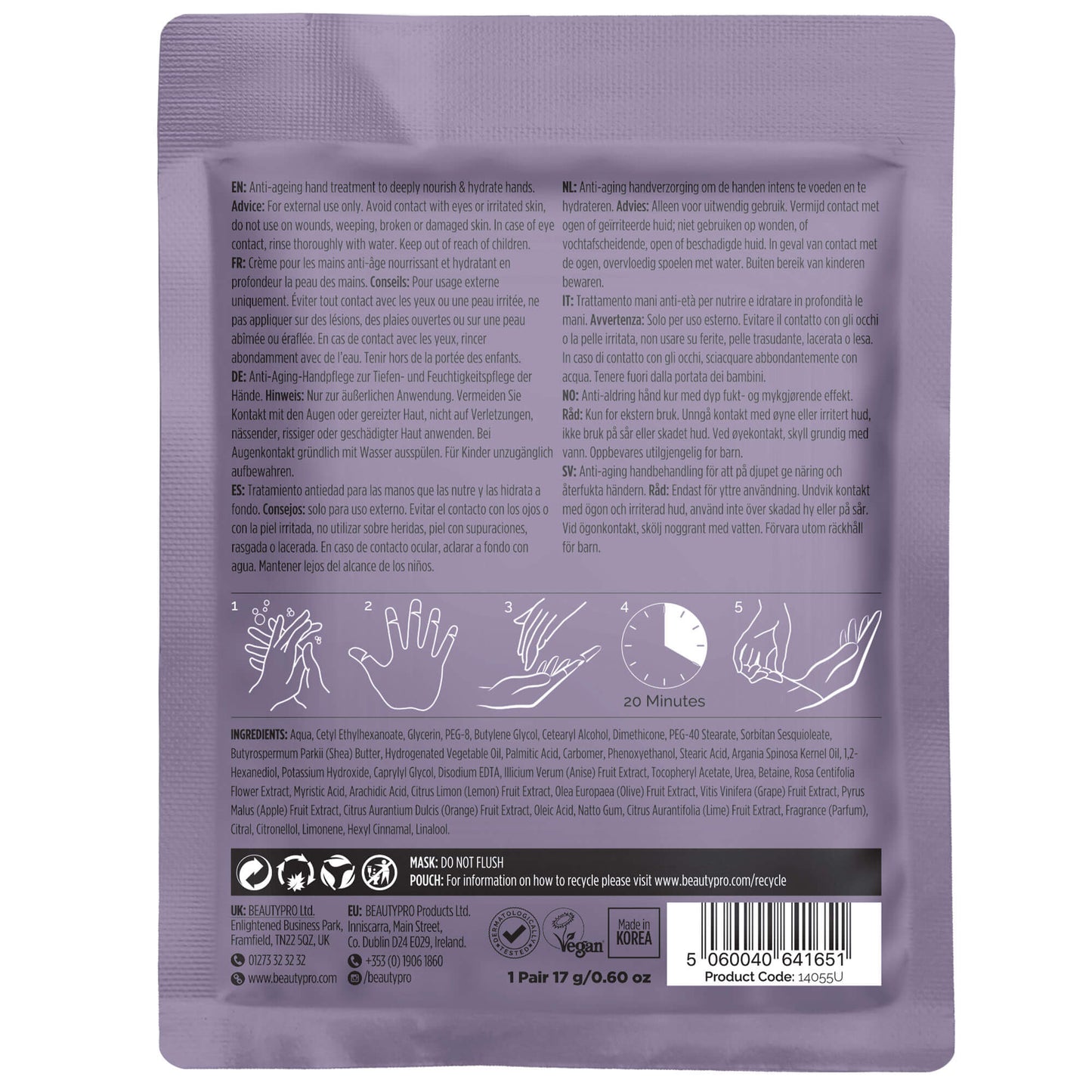 Beautypro - Hand Treatment Mask